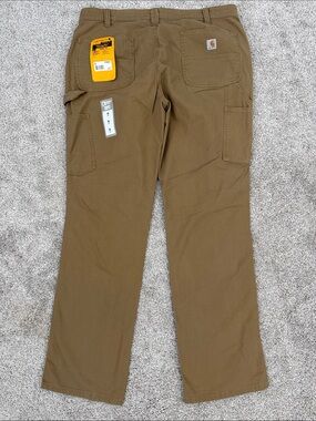 Carhartt Women's Rugged Flex Loose Fit Canvas Work Pants 16T NWT